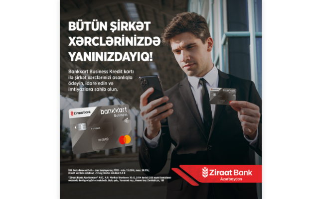 "Ziraat Bank Azərbaycan" yenikredit platinum kartlarını təqdim edib!